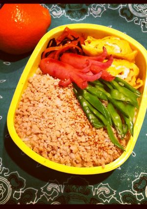 お弁当や麺にもあう鶏そぼろ-レシピのメイン写真