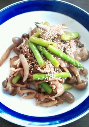 豚肉とアスパラのオイスター炒め-レシピのメイン写真