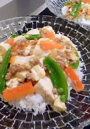 あっさり麻婆豆腐丼　～塩麹レシピ-レシピのメイン写真