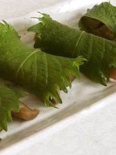 煮ごぼうのしそ巻き-レシピのメイン写真