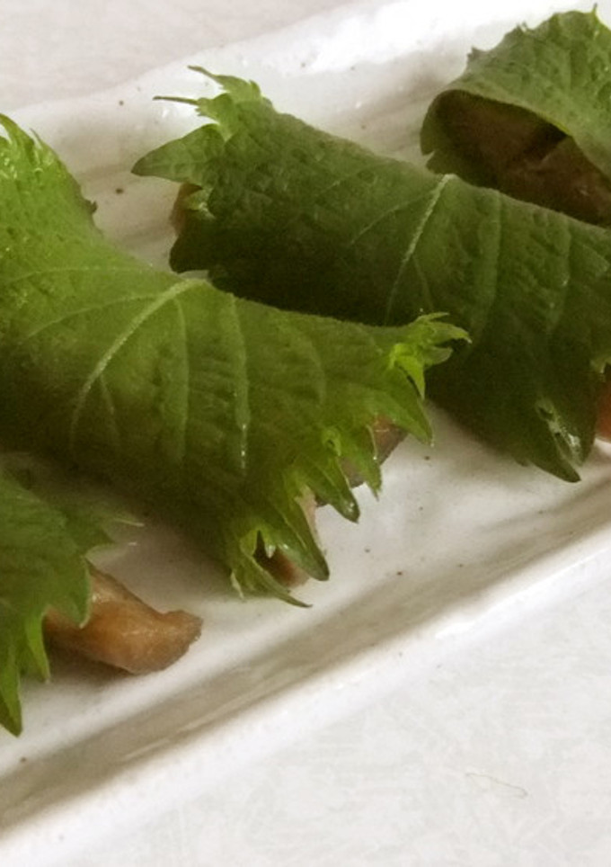 煮ごぼうのしそ巻き-レシピのメイン写真