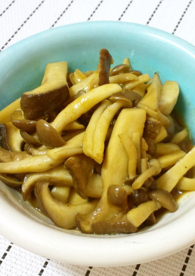 簡単すぎるキノコのカレー炒め-レシピのメイン写真