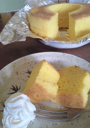 かぼちゃのシフォンケーキ-レシピのメイン写真