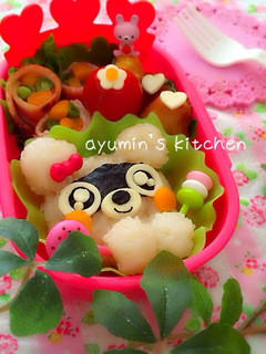 キャラ弁*簡単*たぬき-レシピのメイン写真