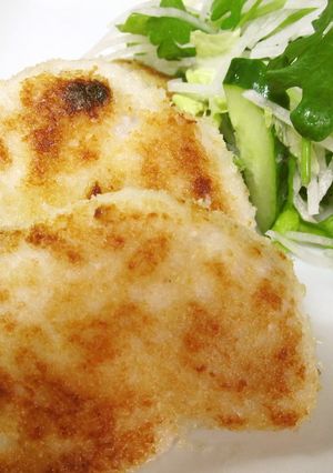 揚げない★塩麴鶏のチキンカツ-レシピのメイン写真