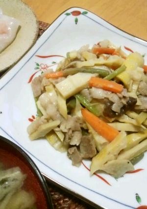 豚バラとみずの味噌炒め☆お義母さんの味-レシピのメイン写真