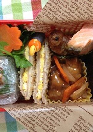 お弁当にノンオイル!タルタルハムフライ-レシピのメイン写真