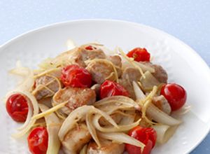 【栄養士直伝】豚肉トマトのさっぱり生姜焼-レシピのメイン写真