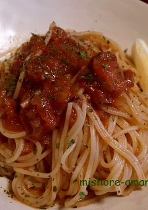 簡単！トマト缶de冷静パスタ-レシピのメイン写真