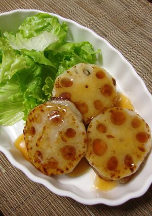 プリプリ☆れんこんのはさみ焼き-レシピのメイン写真