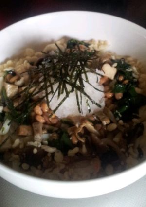 ネバトリオ♪揚げ玉うどん-レシピのメイン写真