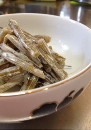 簡単♪リメイクふきの煮物のマヨネーズ和え-レシピのメイン写真