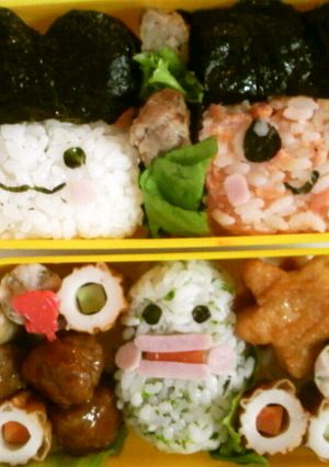 【キャラ弁】たまごっち弁当-レシピのメイン写真