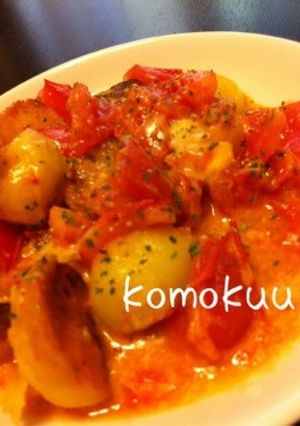 ジャガイモとトマトのチーズ焼。-レシピのメイン写真