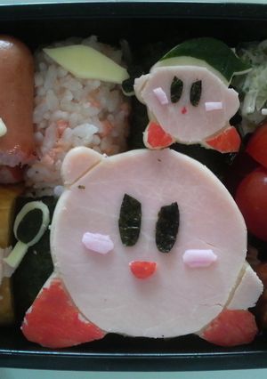 【キャラ弁】星のカービィたくさん-レシピのメイン写真