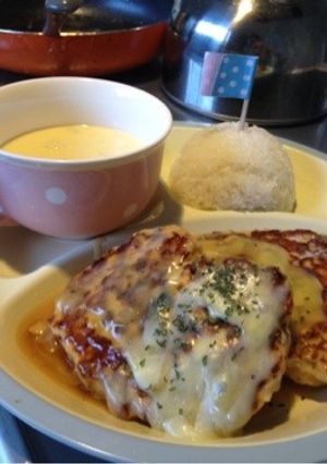 ふわふわ☆鶏と豆腐のハンバーグ-レシピのメイン写真