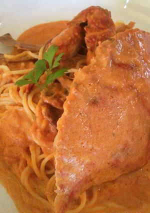渡り蟹のトマトクリームパスタ☆-レシピのメイン写真