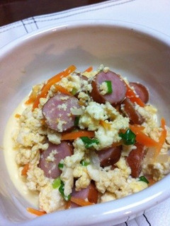 ウインナーで極旨☆炒り豆腐-レシピのメイン写真