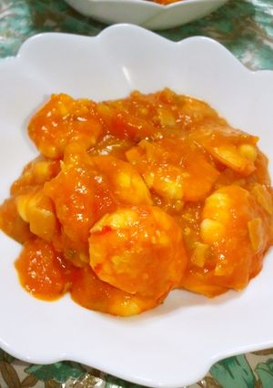 えびの塩麹トマト煮-レシピのメイン写真