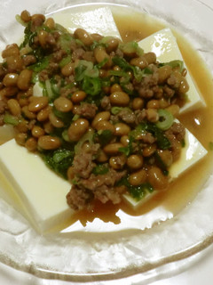 あんかけ納豆♬豆腐-レシピのメイン写真