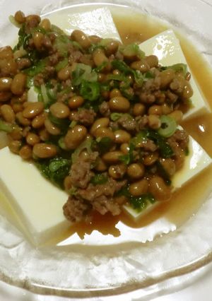 あんかけ納豆♬豆腐-レシピのメイン写真
