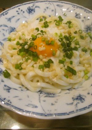 とろろと卵のぶっかけうどん-レシピのメイン写真