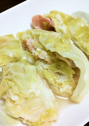＊簡単・キャベツとベーコンの塩麹蒸し＊-レシピのメイン写真