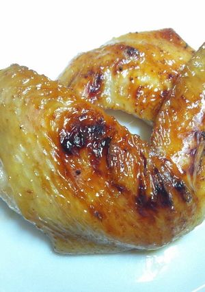 鶏手羽先のにんにくしょうゆ焼き-レシピのメイン写真