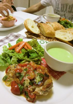 チキンソテー*トマトバジルソース*-レシピのメイン写真