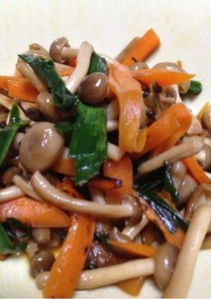 リメイク?煮卵の漬け汁で、プチ野菜炒め-レシピのメイン写真