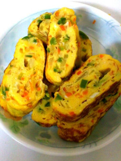 野菜入り卵焼き-レシピのメイン写真
