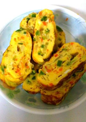野菜入り卵焼き-レシピのメイン写真