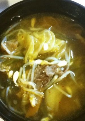 豆もやしの韓国風スープ-レシピのメイン写真