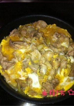 たっぷり玉ねぎと豚肉の卵とじ♡-レシピのメイン写真