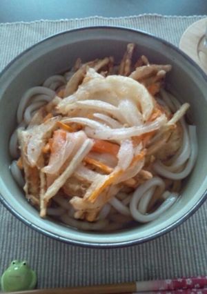 かき揚げ天ぷらうどん-レシピのメイン写真