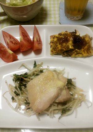 塩麹DE鶏の酒蒸し-レシピのメイン写真