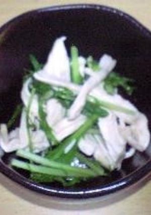 とりムネ肉と水菜の和え物風サラダ-レシピのメイン写真