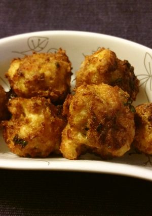 じゃこ入り☆とうふと鶏ミンチ揚げ-レシピのメイン写真