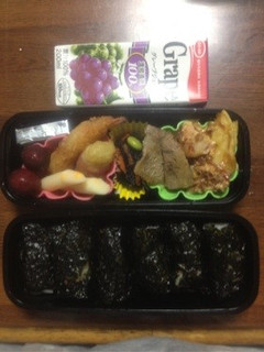 海苔巻き弁当-レシピのメイン写真