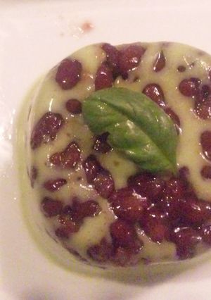 バニラアイスで!?◇抹茶ミルク小豆羊羹-レシピのメイン写真