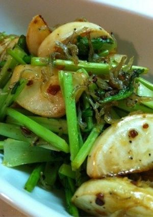 カブとジャコのホットサラダ-レシピのメイン写真
