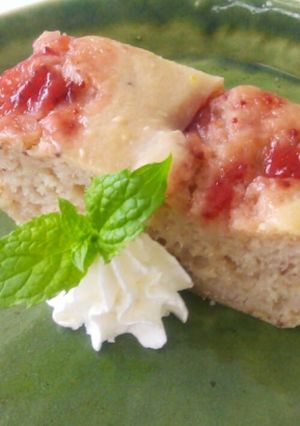 材料3つだけ♪低カロリー苺ジャムケーキ♪-レシピのメイン写真