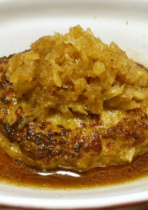 塩麹でジューシーハンバーグ-レシピのメイン写真
