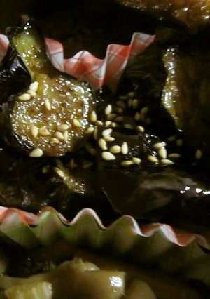 簡単お弁当にもう1品!ナスの揚げ煮びたし-レシピのメイン写真