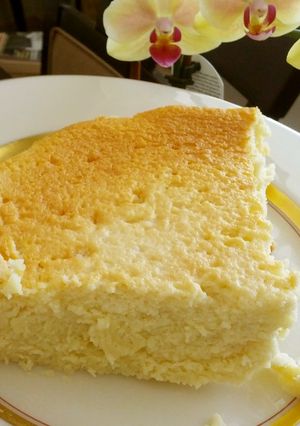 じゅわっととろけるスフレチーズケーキ☆-レシピのメイン写真