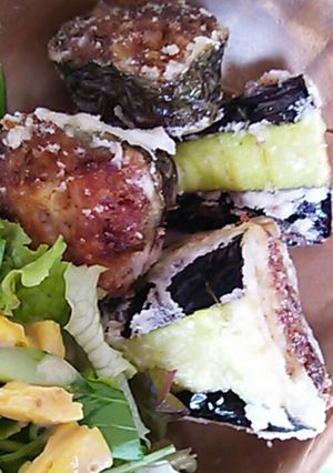 茄子とピーマンの肉詰め-レシピのメイン写真