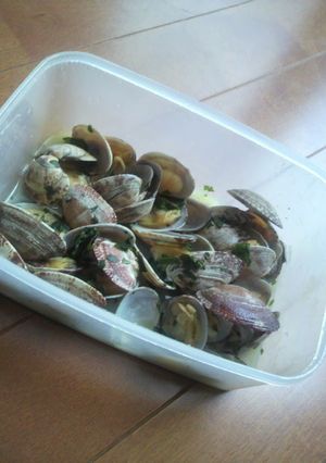 ☆レンジで簡単☆あさりのバシル酒蒸し-レシピのメイン写真