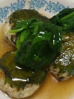 残りのひじきで和風あんかけハンバーク-レシピのメイン写真