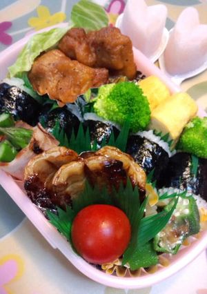 お弁当(*^o^*) 竹輪の鰻もどき〜!-レシピのメイン写真