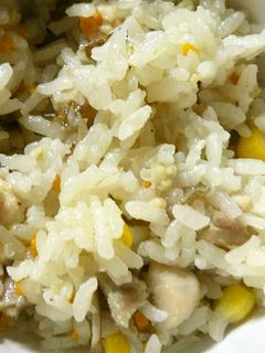 給食風♪とりごぼうピラフ-レシピのメイン写真